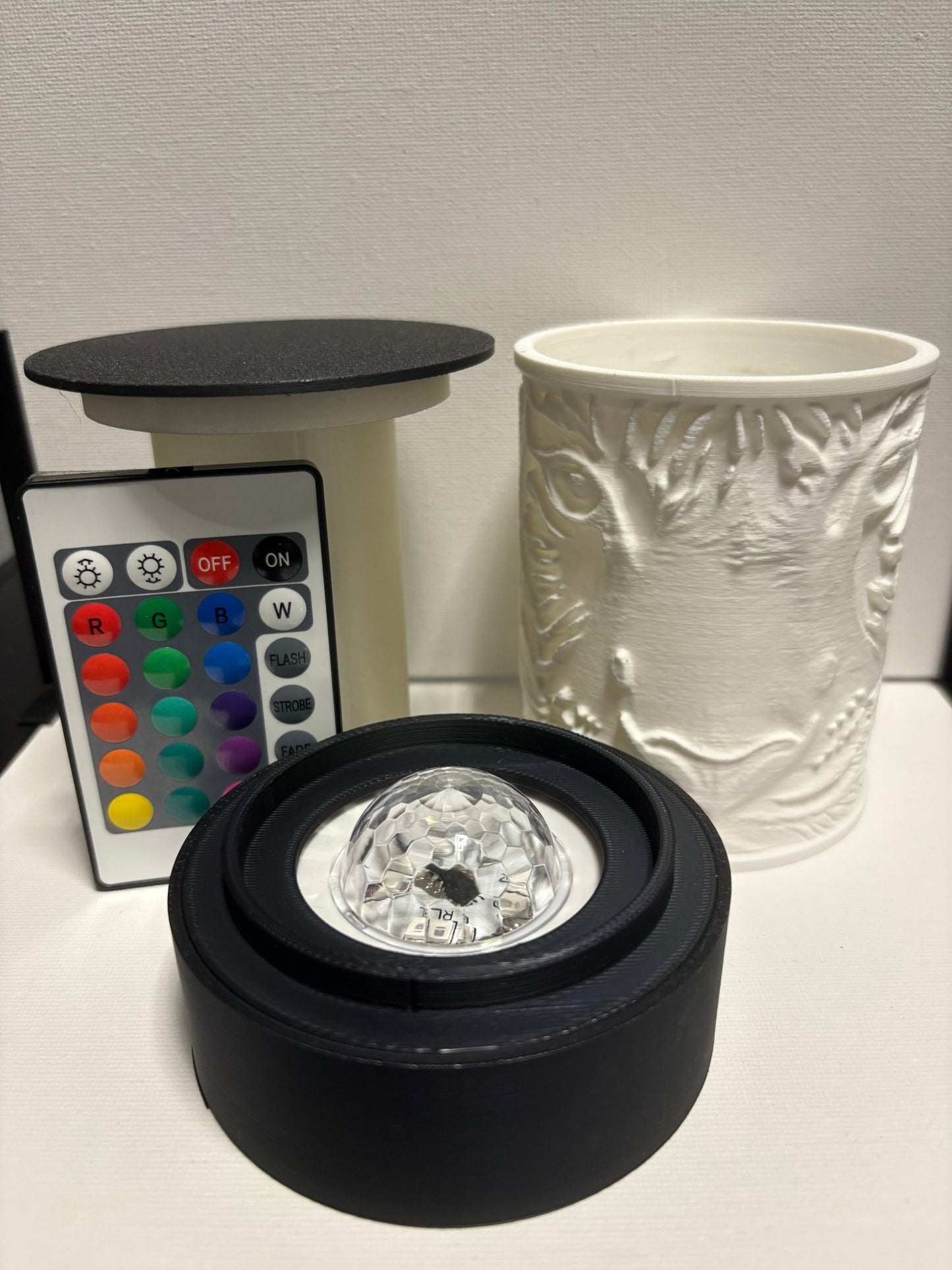 LED Lampe Sweet Tigers – Personalisierte Lithophane Lampe mit Farbwechsel