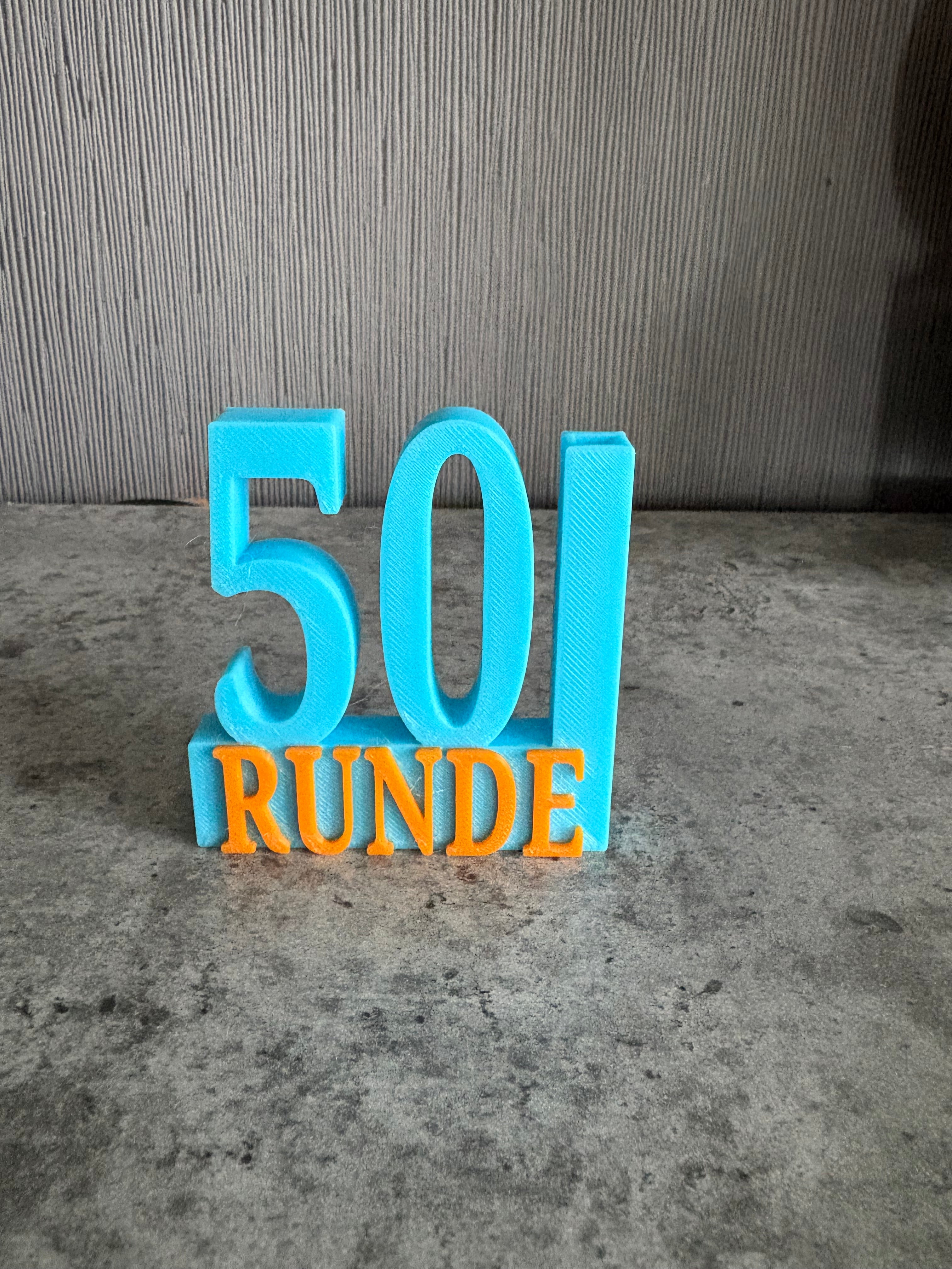 50. Runde – das kreative Geschenk zum runden Geburtstag!