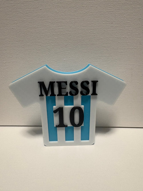 3D-Fußballtrikot Lionel Messi #10 – personalisierbar ⚽