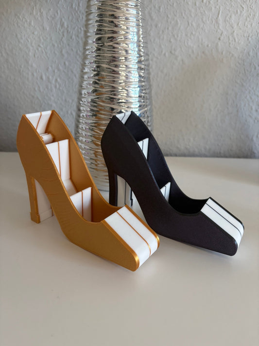 High-Heel Organizer – 3D-gedruckte Aufbewahrung für Schmuck & Beauty