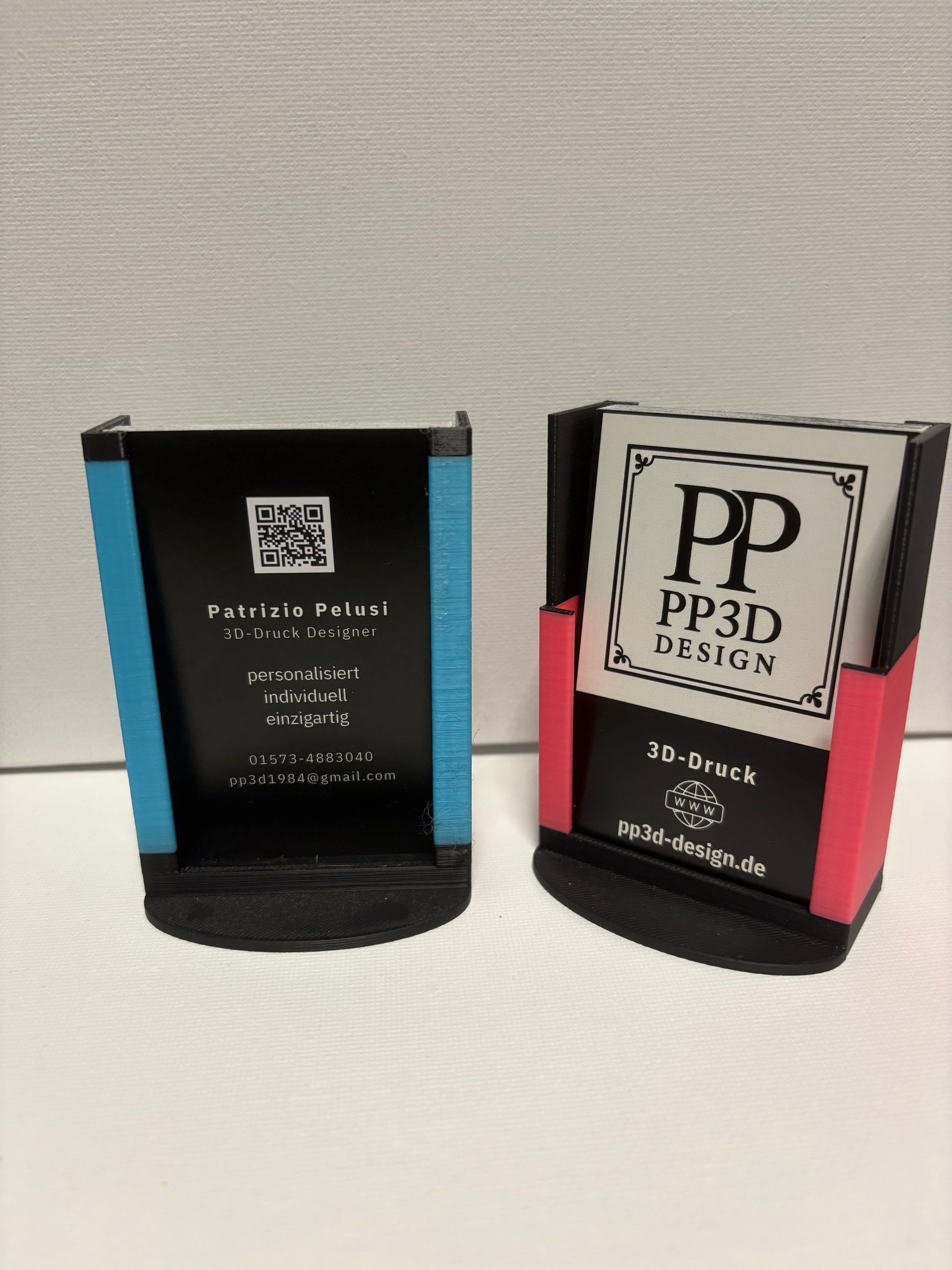 3D-Design Visitenkartenhalter – Modern, Stabil & Individuell