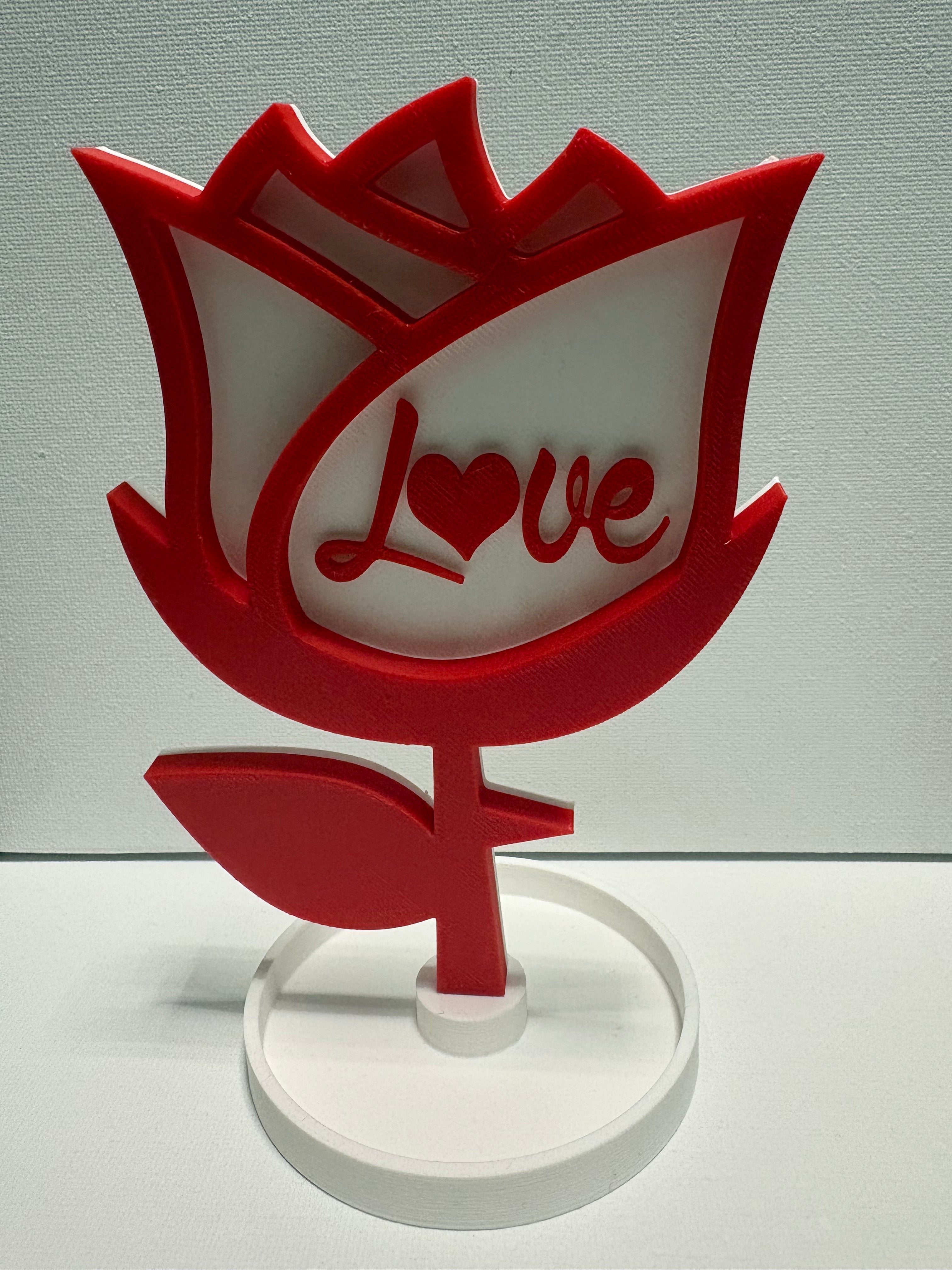 ❤️ 3D-Rose Love – das besondere Geschenk, das bleibt