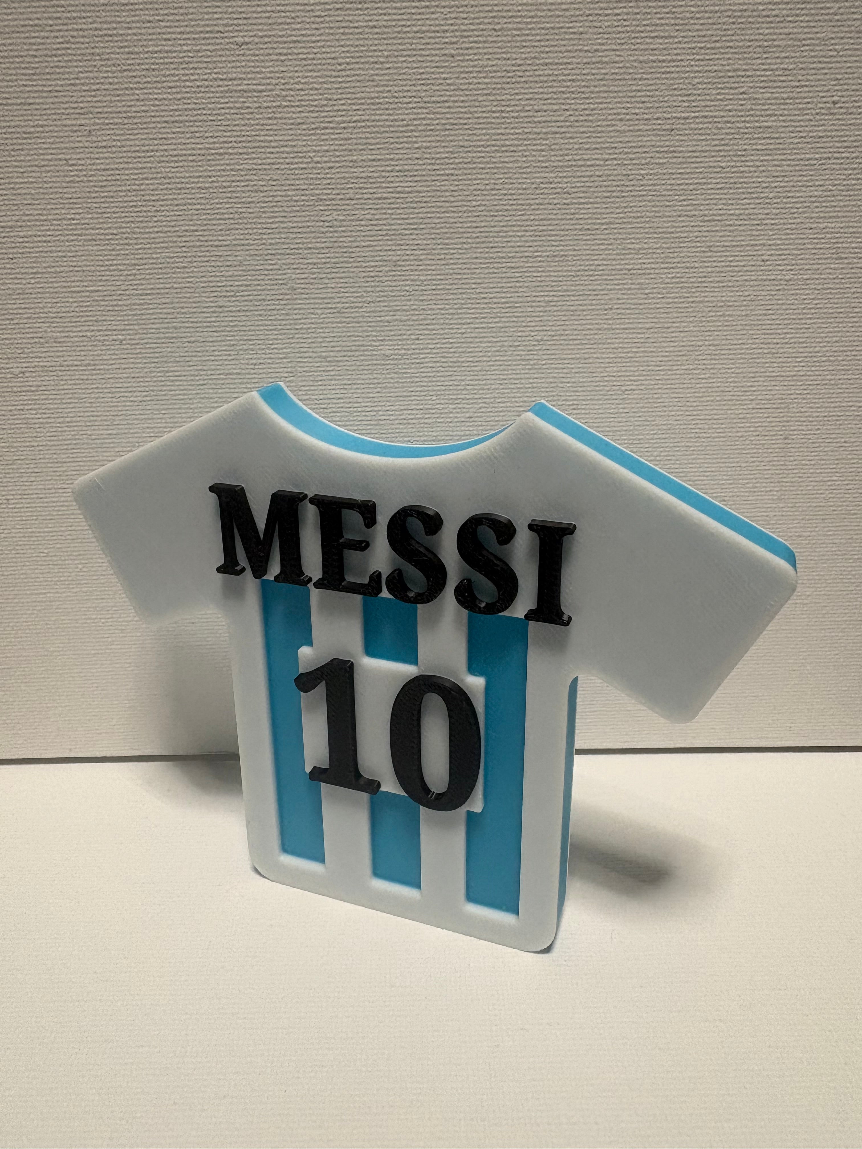 3D-Fußballtrikot Lionel Messi #10 – personalisierbar ⚽