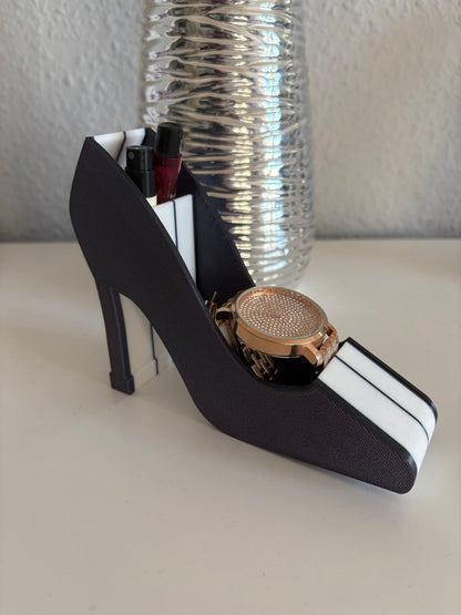 High-Heel Organizer – 3D-gedruckte Aufbewahrung für Schmuck & Beauty