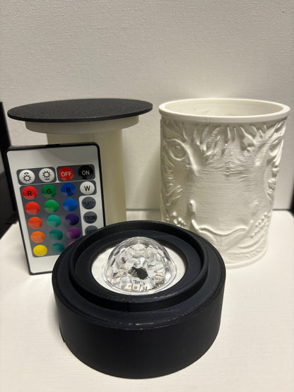 LED Lampe Sweet Tigers – Personalisierte Lithophane Lampe mit Farbwechsel