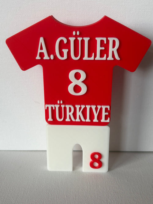 🇹🇷 Arda Güler Trikot-Deko – Türkische Nationalmannschaft