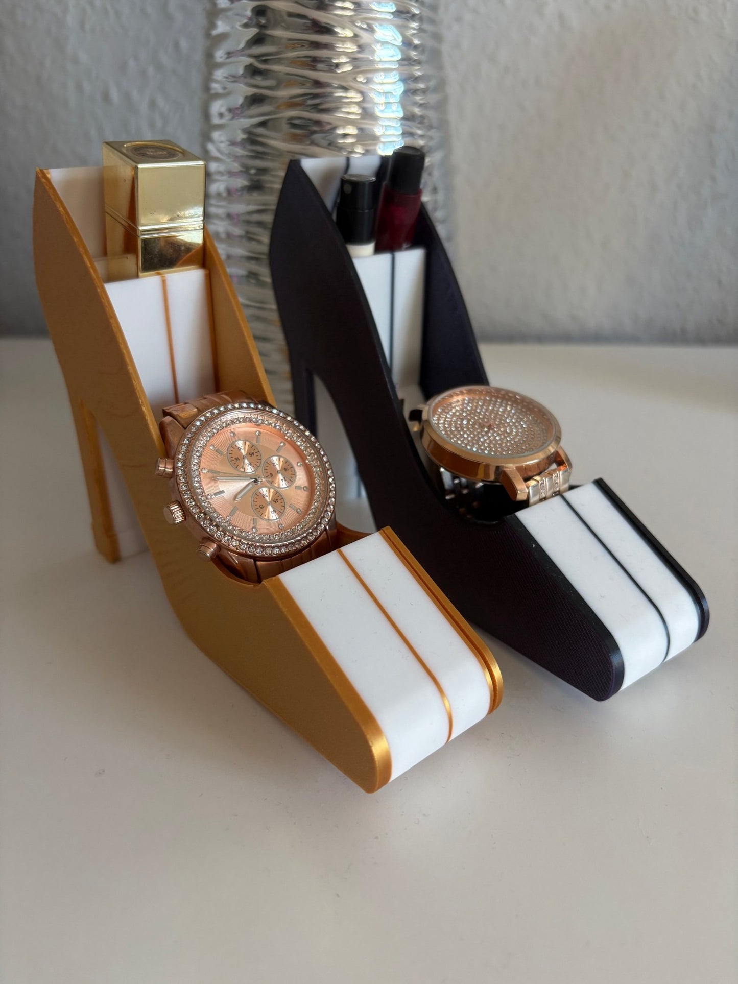 High-Heel Organizer – 3D-gedruckte Aufbewahrung für Schmuck & Beauty