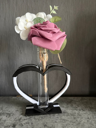 3D-Herzensvase – Liebe in modernem Design
