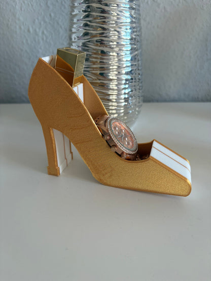High-Heel Organizer – 3D-gedruckte Aufbewahrung für Schmuck & Beauty