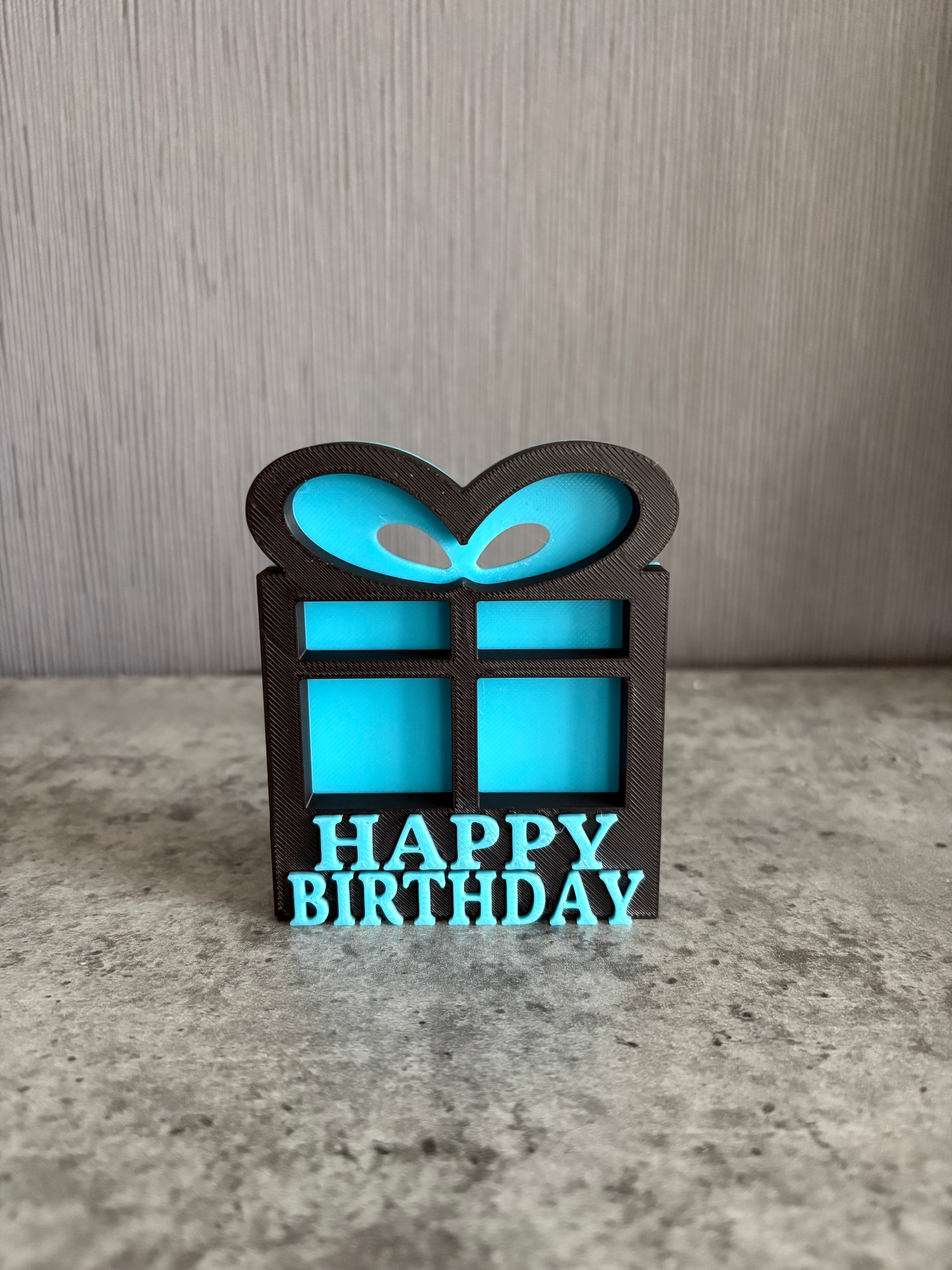 Happy Birthday 3D – das stylische Mini-Geschenk, das immer passt