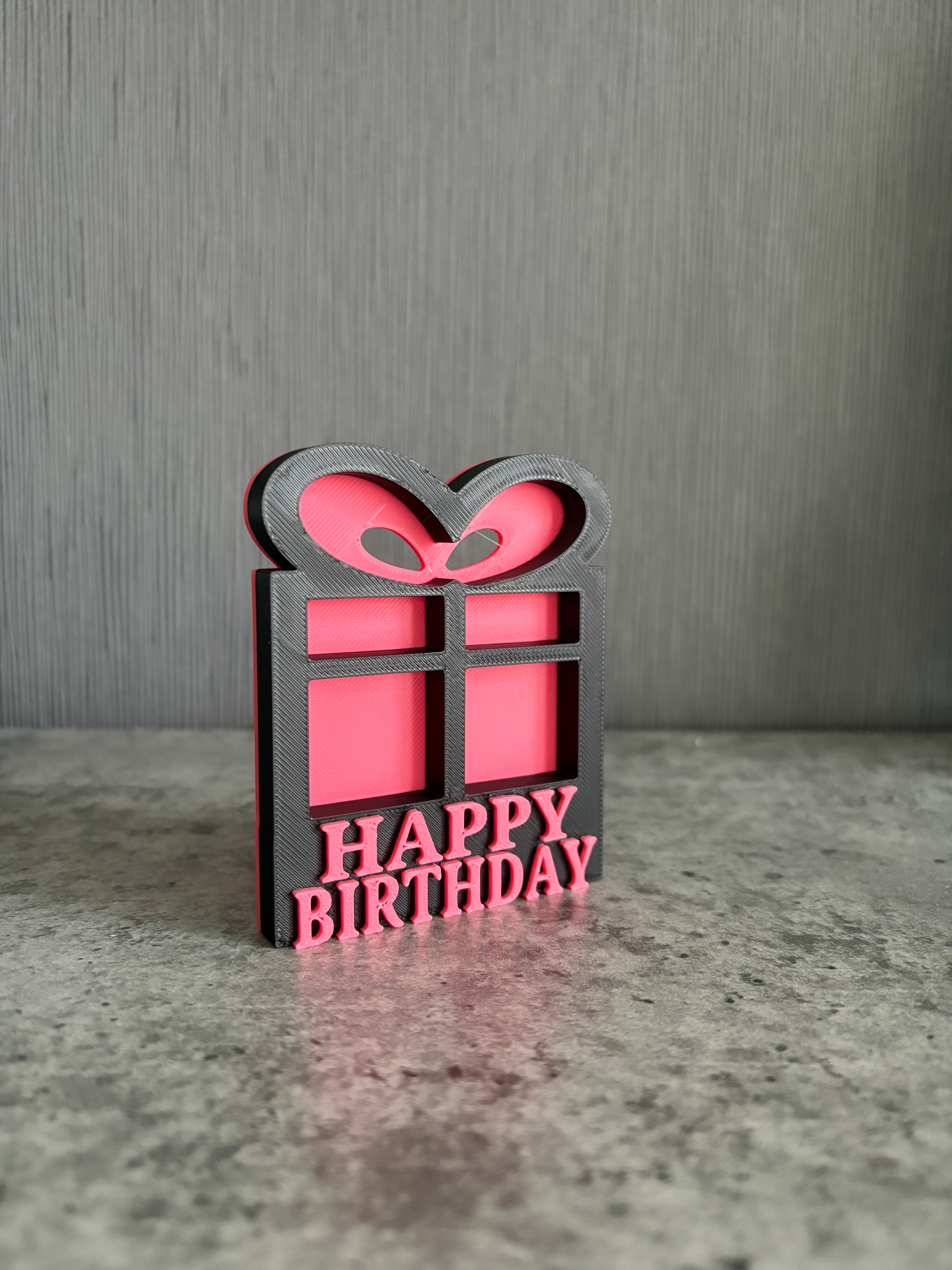 Happy Birthday 3D – das stylische Mini-Geschenk, das immer passt