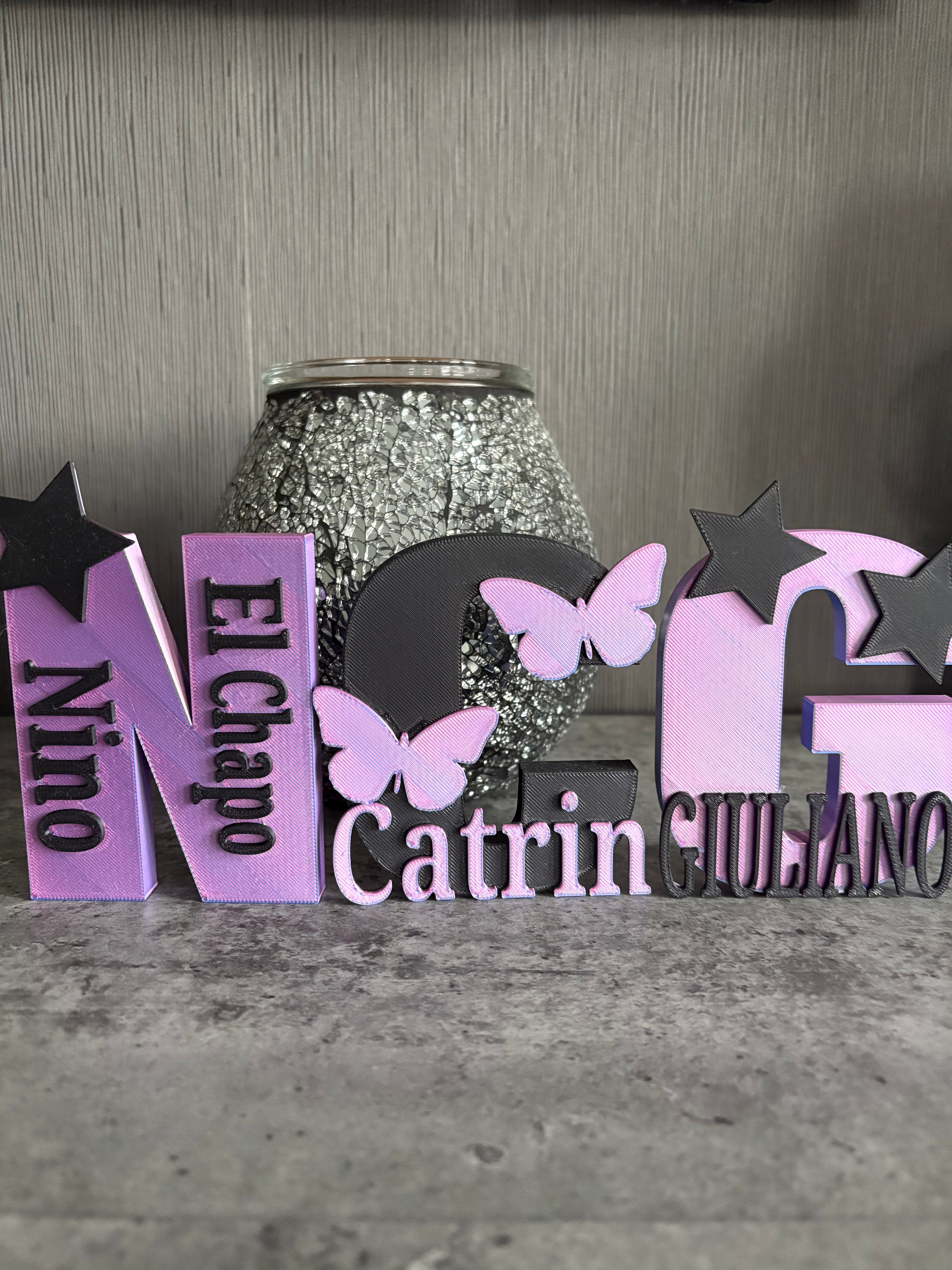 Personalisierter Buchstaben – Wunschname