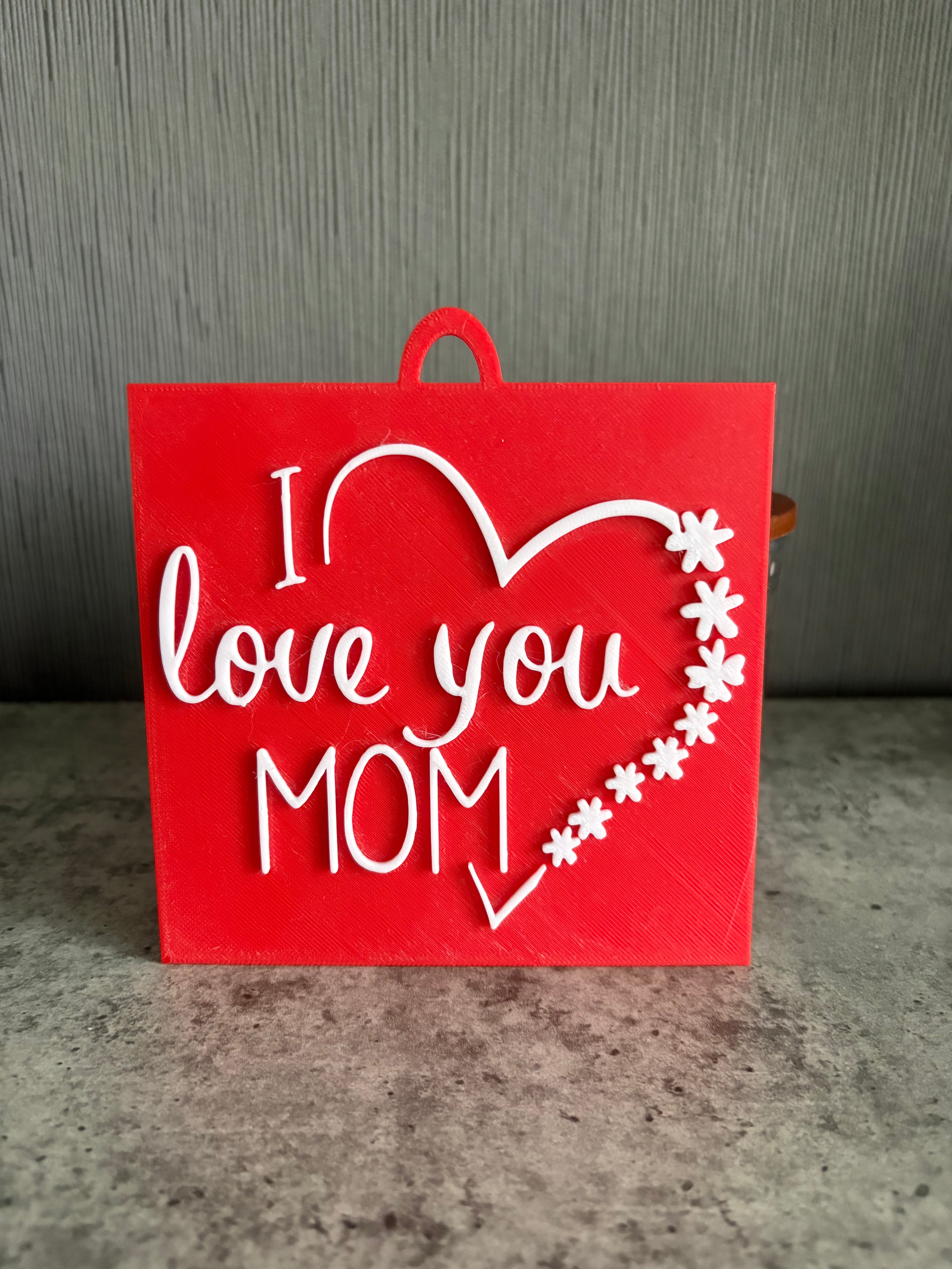 I love you MOM – das Herzgeschenk für die beste Mama der Welt!