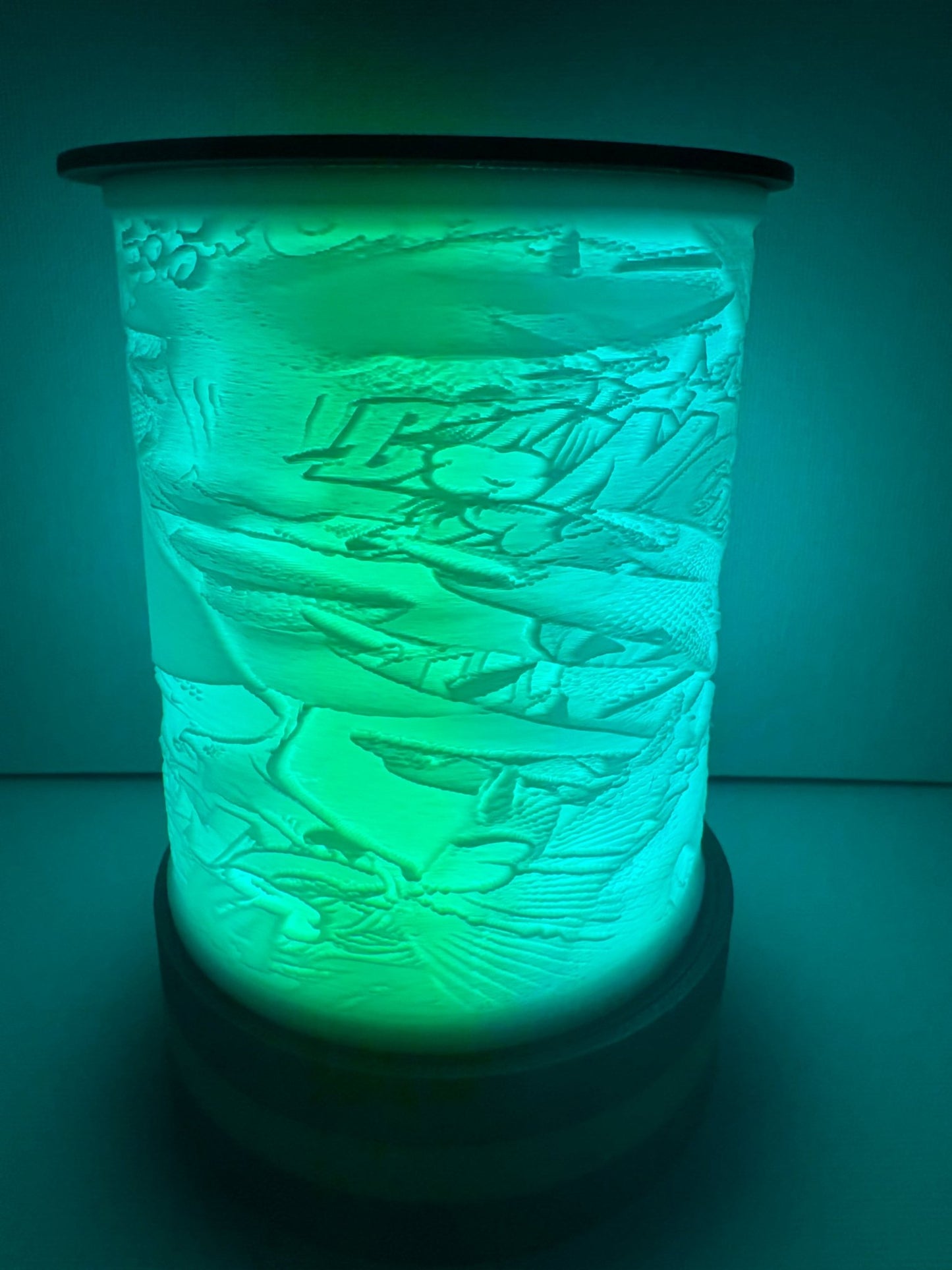 LED Lampe Style Fashion Woman – Personalisierte Lithophane Lampe mit Farbwechsel
