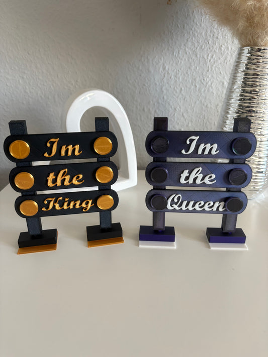 👑 „I’m the King / I’m the Queen“ – Dein persönliches Statement in 3D