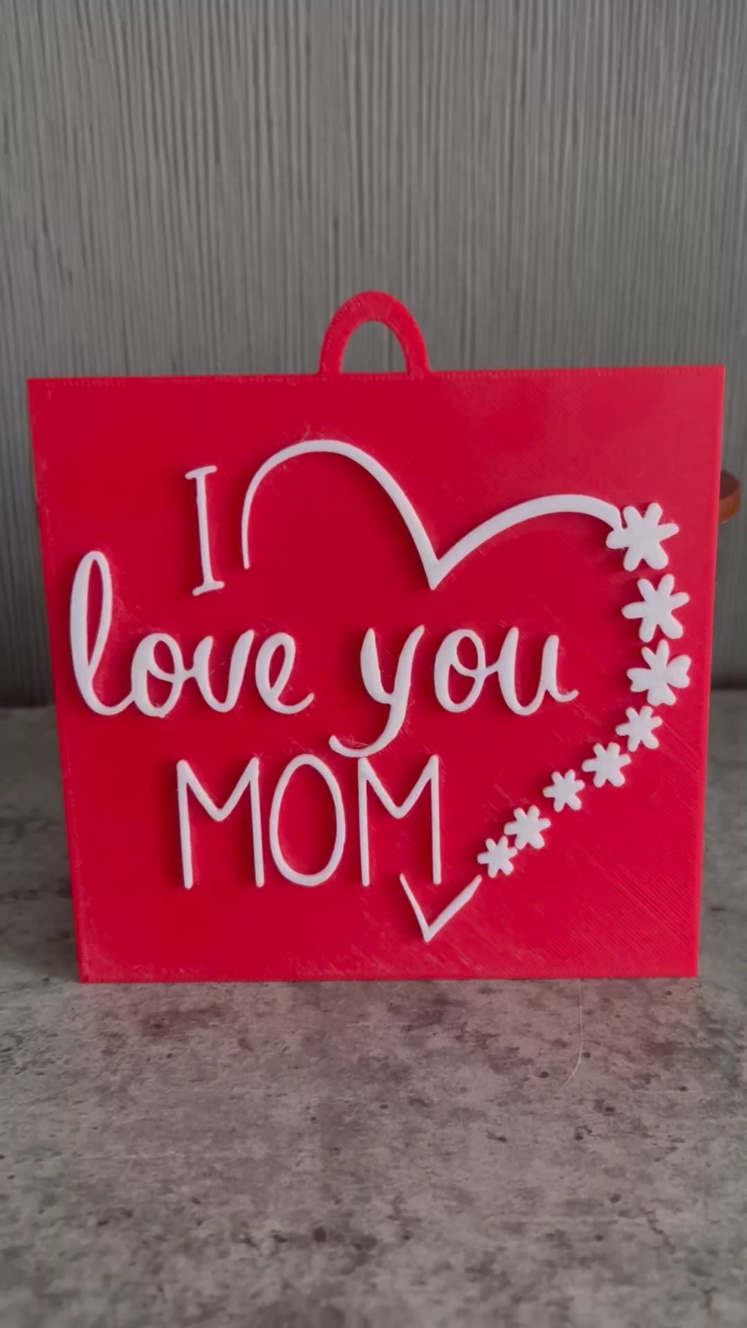 I love you MOM – das Herzgeschenk für die beste Mama der Welt!