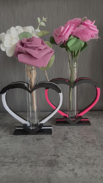 3D-Herzensvase – Liebe in modernem Design
