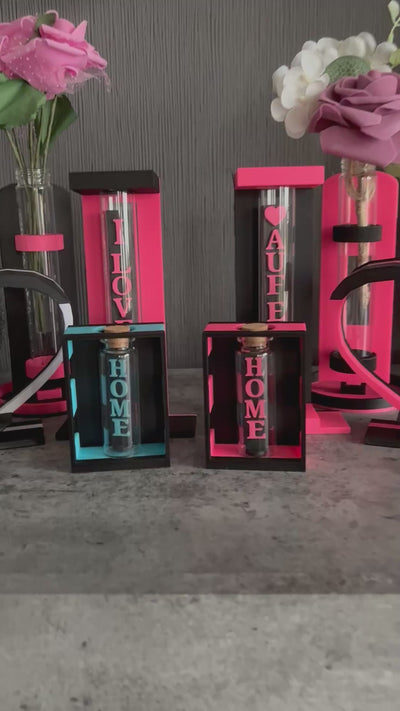 3D-Herzensvase – Liebe in modernem Design