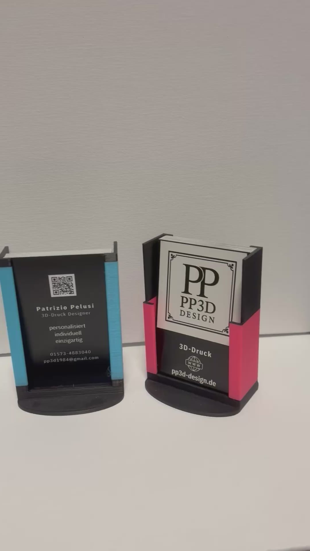 3D-Design Visitenkartenhalter – Modern, Stabil & Individuell