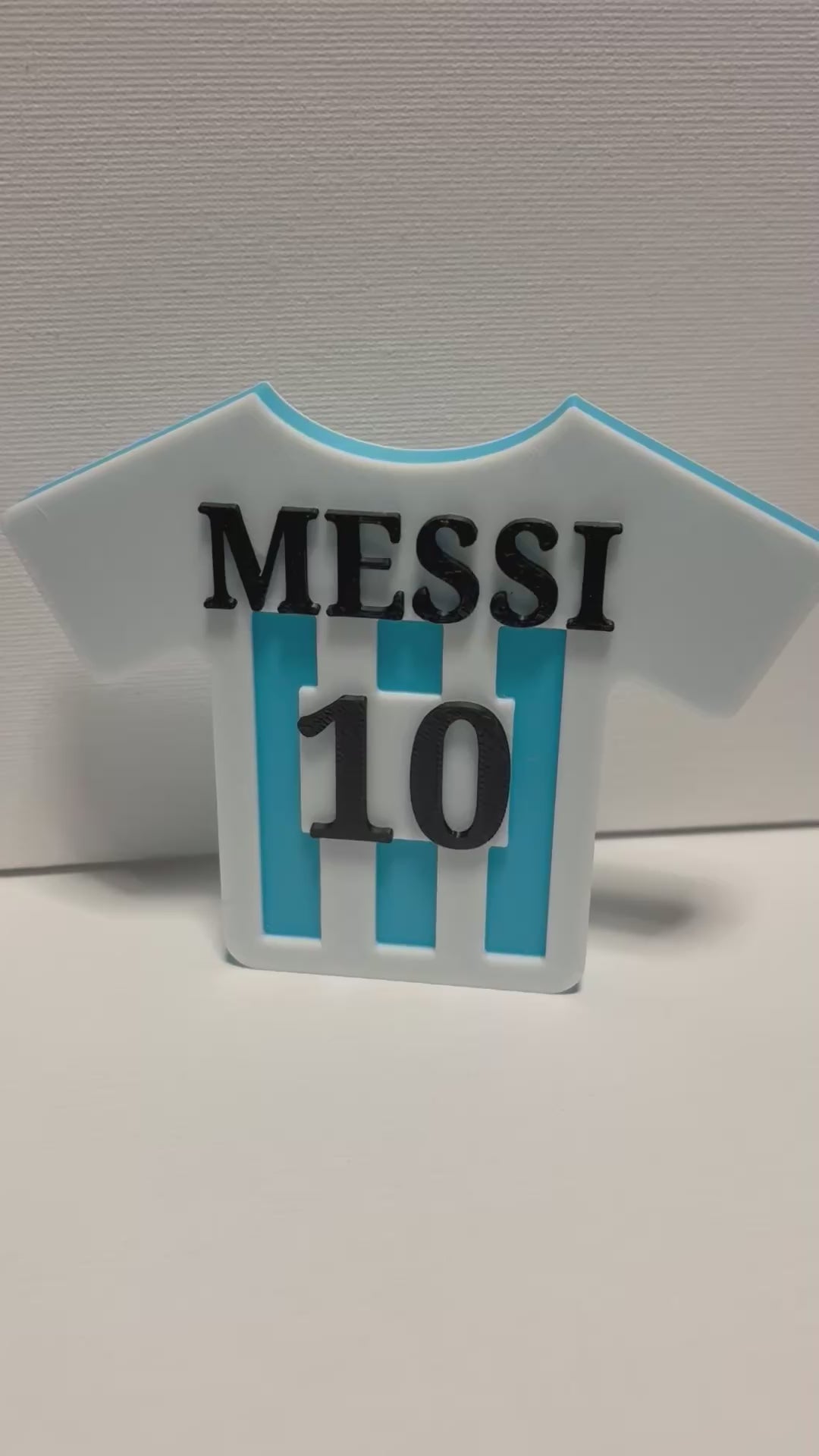 3D-Fußballtrikot Lionel Messi #10 – personalisierbar ⚽
